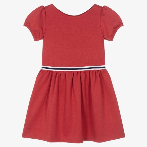 Polo Ralph Lauren Other - Ralph Lauren Baby Girl Red Cotton Jersey Dress Size 12M